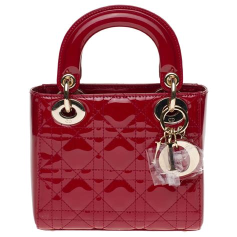 red mini lady dior